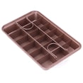 thumbnail image 1 of Molde Para Donas, Bandeja Para Hornear Brownie De Acero Con Alto Contenido De Carbono, Inofensivo, 18 Rejillas, Antiadherente, Espesado Para Tienda De Postres, 1 of 7
