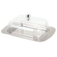 thumbnail image 7 of Kesenlong butter container 1pc Stainless Steel Bread Tray Butter Dish Butter Keeper Butter Storage Dish with Clear Lid, 7 of 7