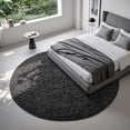 thumbnail image 7 of Shag Area Rugs for Living Room 5'(Round), Soft and Fluffy Shaggy Carpet for Pets, Machine Washable Floor Rugs for Living room, 7 of 7
