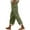 Green B, variant on bbymog Womens Trousers with Pocket Fashion Solid Color Drawstring Sweatpants Summer Cotton and Linen Casual Pants for Women Black C M