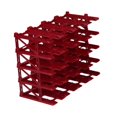 thumbnail image 4 of Xuanheng Vitrine Modulaire 1/64 pour Projets Miniatures Table de Sable Train Rouge, 4 of 8