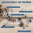 thumbnail image 5 of Adjustable Ab Bench with Resistance Bands – Foldable Sit-Up & Core Trainer for Home Gym, Full-Body Workout Equipment for Strength, Abs, Arms & Legs, 5 of 7