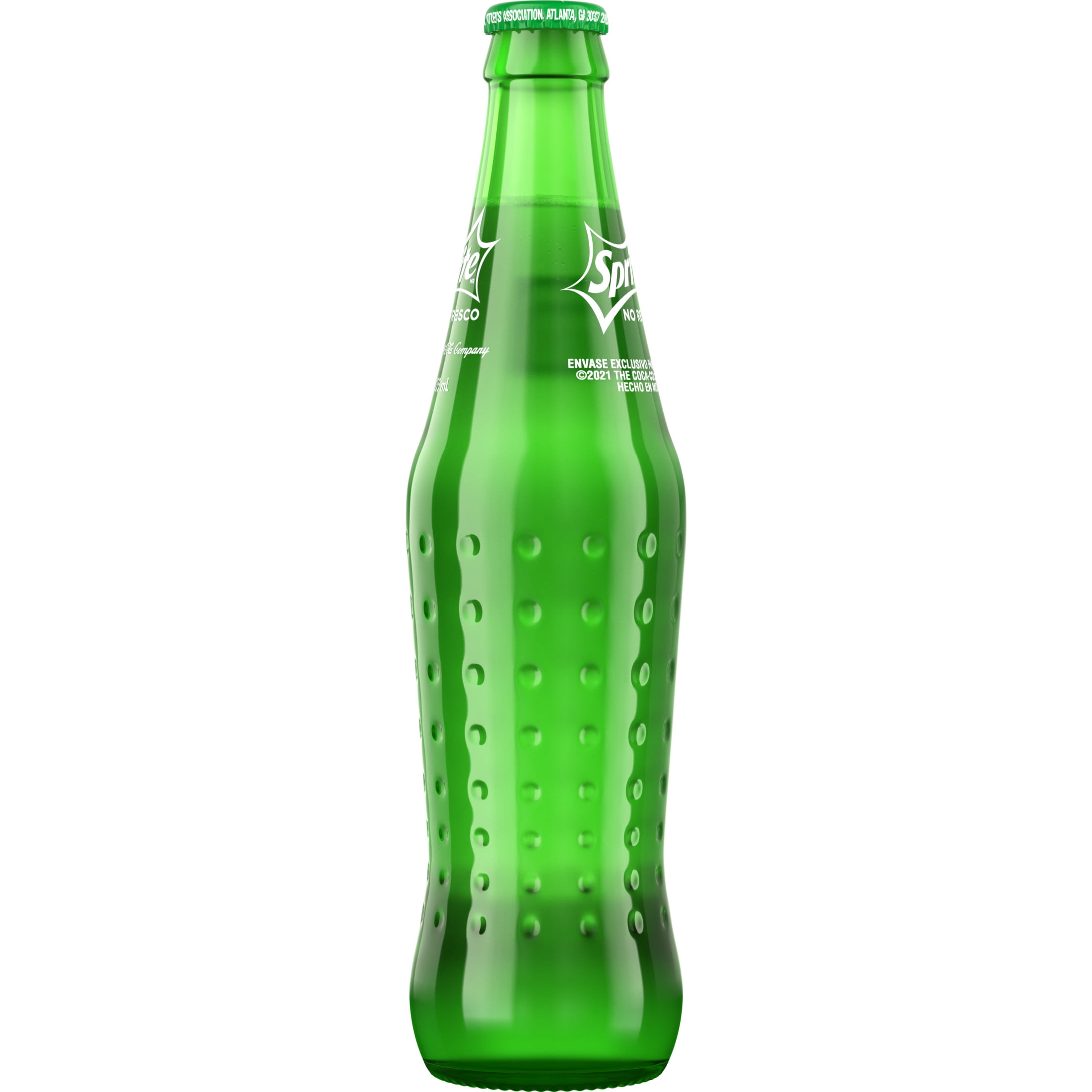 (4 pack) Sprite Lemon-Lime Caffeine Free Soda Pop Glass Bottle, 355 mL
