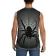thumbnail image 4 of Balery Black Spiders Camisetas sin mangas para hombre, absorbe la humedad y protege contra el mal olor.-Large, 4 of 7