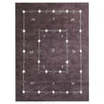 thumbnail image 3 of Rugsotic Carpets Handmade Rugs Hand Knotted Loom Rectangle 8'x11' Brown Wool for Indoor Use, 3 of 6