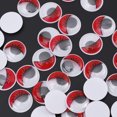 thumbnail image 3 of UPGRATOR 100Pcs Jumbo Googly Eyes With Eyelashes For Monster Creation Red, 3 of 5