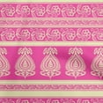 thumbnail image 1 of oneOone Georgette Viscose Fuschia Pink Fabric Asian Block Quilting Supplies Print Sewing Fabric By The Yard 42 Inch Wide, 1 of 4