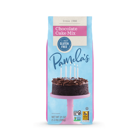Pamela’s Gluten-Free Chocolate Cake Mix, 21 oz Bag