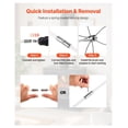 thumbnail image 5 of Chimney Sweep Kit 39ft - Fireplace Brush Cleaner with Dual Heads & Replacements for Square & Round Flues - Chimney Cleaning Tools, 5 of 6
