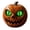 Green, variant on Resin Spooky Pumpkin Figurine with Red Cat-Eye, 3.9 Inch Halloween Tabletop Statue, Creepy Shelf Mantel Desk Party Decoration (Red)