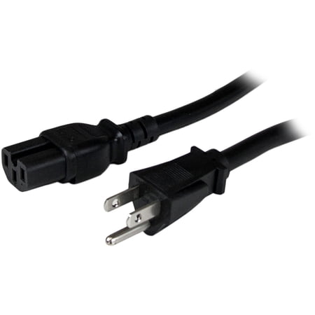 StarTech.com Model PXT515C154 4 ft. Heavy Duty 14 AWG Computer Power Cord - NEMA5-15P to C15 Male to Male