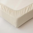 thumbnail image 4 of 100% Washed Cotton 3 Pieces King Fitted Sheet Set,Linen Like Cozy Soft & Breathable, Deep Pocket Fitted Sheet (Fits Mattress up to 17") + 2 Pilowcases, Heathered Beige, 4 of 4
