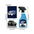 thumbnail image 3 of Uuiauoio Glass Oil Film Cleaner Spray 237ml Streak Free for Windows Mirrors Shower Doors Automotive Glass Shine and Clarity Formula, 3 of 9