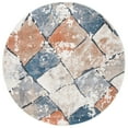 thumbnail image 4 of Safavieh  Coppertone Hugborg Abstract Distressed Rug 8' x 10' 8' x 10' Indoor Living Room, Bedroom, Dining Room Rectangle, 4 of 9
