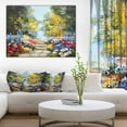 thumbnail image 1 of Design Art Summer Forest with Flowers Canvas Print, 1 of 3