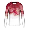 thumbnail image 4 of TIMIFIS T-Shirt pour Homme Classique Incontournable Chemises pour Hommes Hauts Décontractés Col Rond Chandail à Enfiler Manches Longues T-Shirt Hauts Été Vêtements Confortables Vintage T-Shirt à Imprimé Graphique-Redfall, 4 of 5