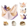 thumbnail image 1 of Cheer.US Small Pet Cage Hammock, Bunkbed Sugar Glider Hammock, Warm Hammock for Parrot Ferret Squirrel Hamster Rat Playing Sleeping, 1 of 7