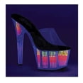 thumbnail image 4 of 7" Heel, 2 3/4" PF Slide W/Simulated RS Filled BTM - Clr/Neon Multi SRS, 7, 4 of 4