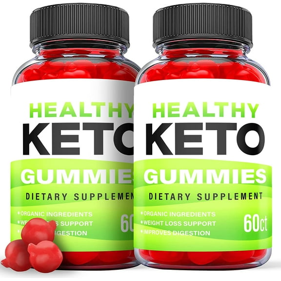 (2 Pack) Healthy Keto ACV Gummies - Supplement for Weight Loss - Energy & Focus Boosting Dietary Supplements for Weight Management & Metabolism - Fat Burn - 120 Gummies