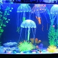 thumbnail image 4 of Floating Jelly Fish Glowing Effect Aquarium Tank Ornament Decor Fake Fish Jelly F6I2, 4 of 9