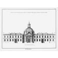 thumbnail image 3 of Diderot, Denis 14x12 Black Modern Framed Museum Art Print Titled - Architectural Elevation I, 3 of 5