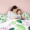 thumbnail image 4 of Erosebridal Pickle Full Comforter Sets for Girls, Pickle Full Comforters, Reversible 3-Piece 1 Comforter and 2 Pillowcases, 4 of 6