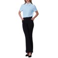 thumbnail image 2 of INSPIRAR CHIC Body de Mujer con Botones, Cuello, Manga Corta, Leotardo de Oficina, Talla XL, Azul Claro, 2 of 4