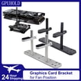 thumbnail image 5 of Aluminium Graphics Card Holder Video Card Bracket PC Case DIY Accessories GPU Support Bracket For 12/14cm Fan AX034-2-Silvery, 5 of 5
