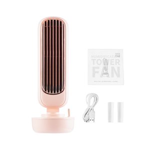 Refroidisseur d'eau 5W 220ml Refroidissement réglable de l'eau Air Conditionneur réglable Air Éventail Portable Air Humidificateur pour revitalisant, rose