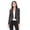 Charcoal, variant on Women's Elegant Solid Stretch Open Front Long Sleeve Blazer Jacket