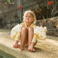 thumbnail image 5 of Sunnylife: Buddy Float Bands - Mima The Fairy - Inflatable Arm Flotation Devices, Cream w/ Yellow Flowers, Water & Swimming Accessories, Kids Ages 3+, 5 of 5