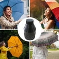 thumbnail image 3 of Waterproof Umbrella Cover, 24-Rib/16-Strand Double/Single, Black Plastic, 14MM Diameter, Lightweight & Reusable, Rainy Day Essential, 3 of 8