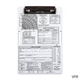 thumbnail image 1 of Pilot Knee Board Aluminum Aviation Knee Board Pilot Notepad for Pilots To Write Vfr, 1 of 9
