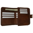thumbnail image 3 of Leather Wallets For Women - Trifold Womens Wallet With Coin Purse, 3 of 21