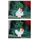 thumbnail image 3 of Decoraciones navideñas, adornos navideños, regalos navideños Nueva vela verde blanca de Papá Noel Sombrero rojo Muñeco de nieve Vela digital navideña Vela digital, 3 of 3