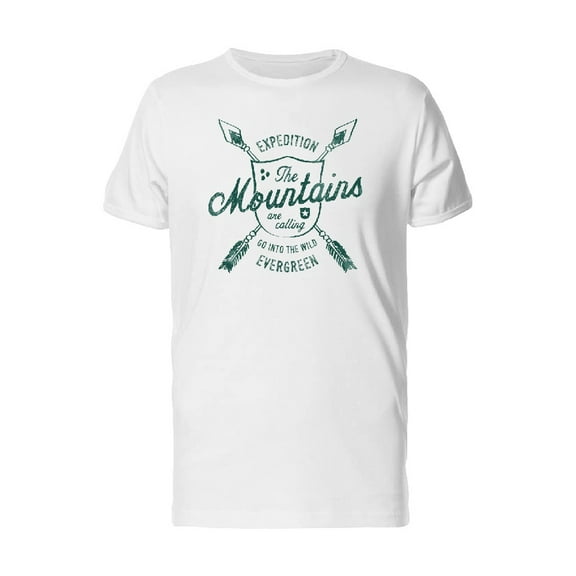 Expedition Mountains Are Calling Tee Men's -Image by Shutterstock