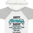 thumbnail image 4 of Inktastic Happy Birthday, Daddy Best Ever in Blue Boys or Girls Baby Bodysuit, 4 of 5