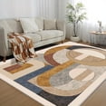 thumbnail image 2 of 6.5'x10' bathroom carpet carpet non slip grip checkered area rug non slip area rug textured area rug, 2 of 10