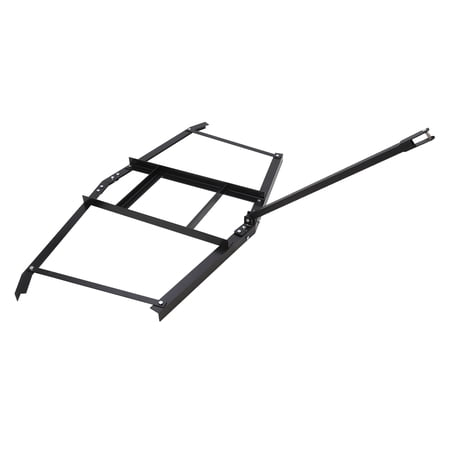 M optimized 72 Driveway Drag Harrow Driveway Grader Steel Tow Behind Lawn Rake with Adjustable Bars Driveway Tractor Harrow Driveway Grader for ATV UTV Tractor Mower