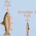 thumbnail image 2 of CafePress - My Fish, Grandpas Fish - Baby Light Bodysuit, Size Newborn - 24 Months, 2 of 4