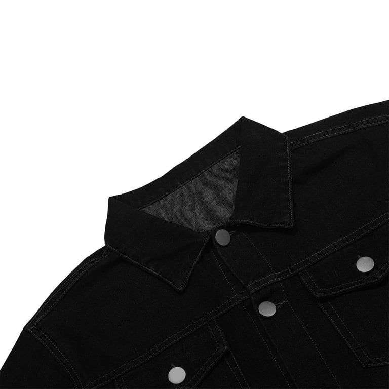 Caqnni Men's Shirt Jacket Shirts Shacket Soft Trucker Shirt Fall