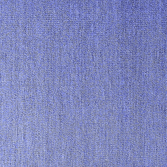 Ahgly Company Indoor Square Solid Blue Modern Area Rugs, 4' Square