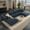 Blue, variant on CKEASEAN 158" Corduroy Boneless Cloud Sectional Couch for Living Room, U Shape Flexible Modular Sectional Couches, No Assembly Required, Cozy Fluffy Sofa with Thick Cushion & 2 Movable Ottoman