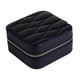 thumbnail image 3 of Joyero de viaje, caja de almacenamiento de joyas, soporte de cuero de PU, pequeño organizador de joyas, estuche de almacenamiento de joyas para Negro, 3 of 9