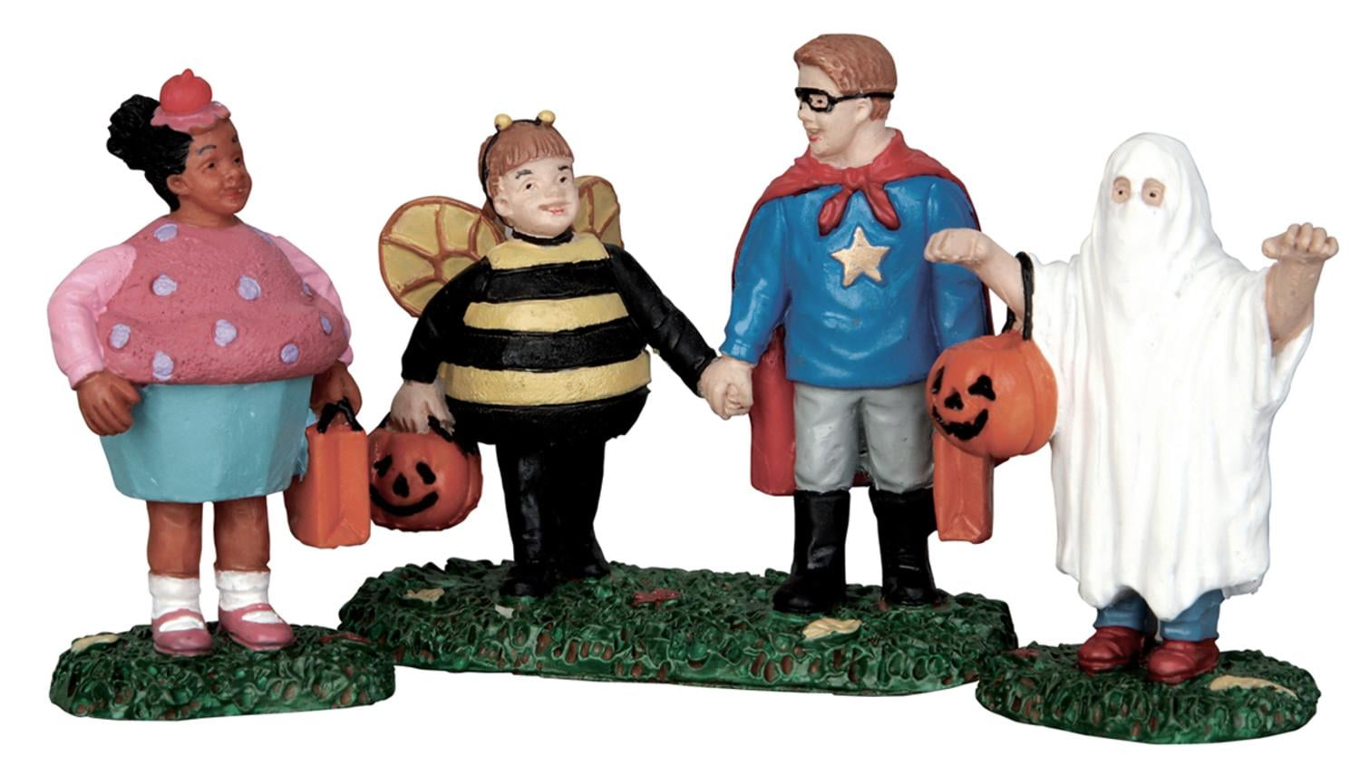 Lemax Spooky Town Village New Trick Or Treaters Halloween 3Piece