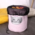 thumbnail image 3 of HUGFEGWE Mesh Cover for Rain Barrel, Anti Falling Leaves Protective Cover Nonwoven Filter Screen with Drawstring Outdoors Gardening Tools CJB91-62421, 3 of 7