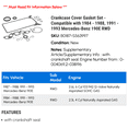 thumbnail image 2 of Crankcase Cover Gasket Set - Compatible with 1984 - 1988, 1991 - 1993 Mercedes-Benz 190E RWD 1985 1986 1987 1992, 2 of 2