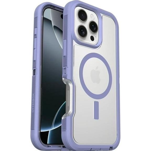 OtterBox iPhone 16 Pro Max (Only) - Defender Series Pro XT Case for MagSafe - Denver Dusk Purple - Screenless - Lanyard Attachment - Retail Packaging