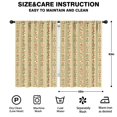 thumbnail image 2 of Pioneer Flower Floral Print Pattern Teens Curtains,Teens Insulated Curtains Set Of 2,Bedroom Essentials,Toddler Room Decor 42"x63", 2 of 5