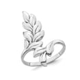 thumbnail image 1 of Sterling Silver Polished Leaf Ring, 1 of 5